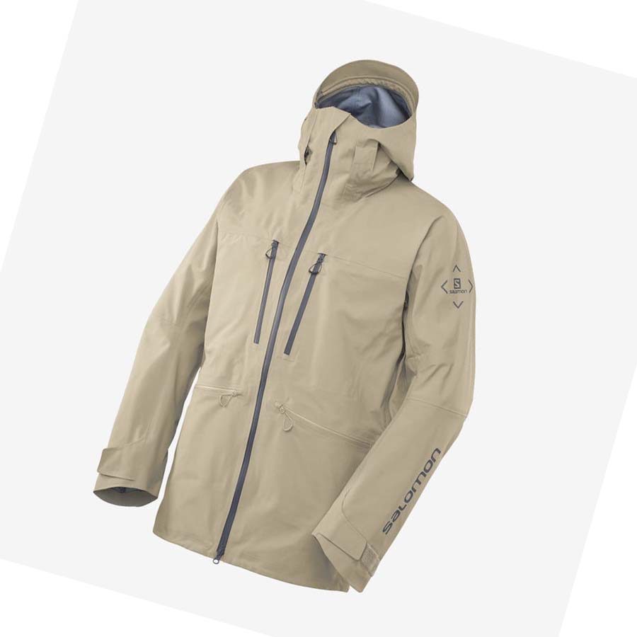 Chaquetas De Esquí Salomon S/LAB QST GORE-TEX PRO 3L Hombre Marrom | MX 3340AHK